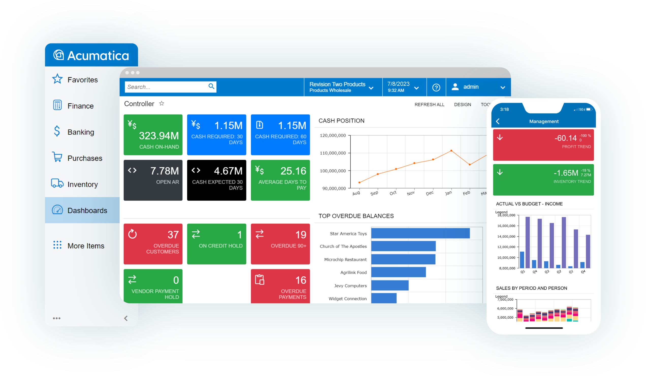 Acumatica general edition screenshots